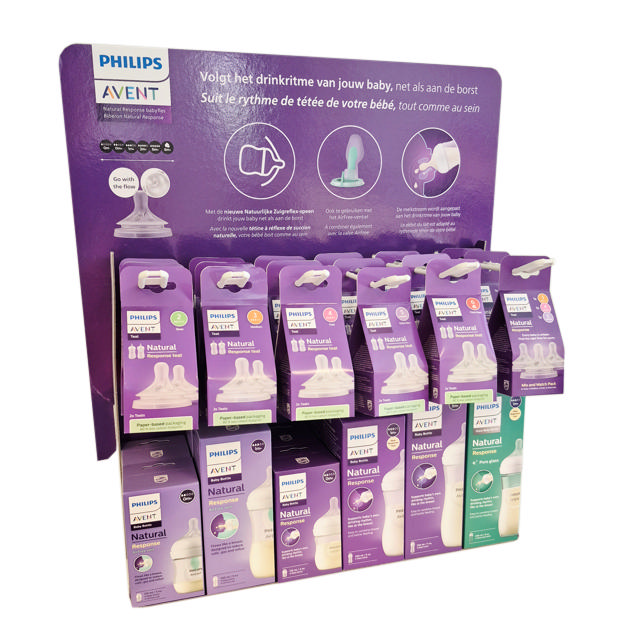 Natural 3.0 Présentoir small Comptoir biberons et tétines REMPLI