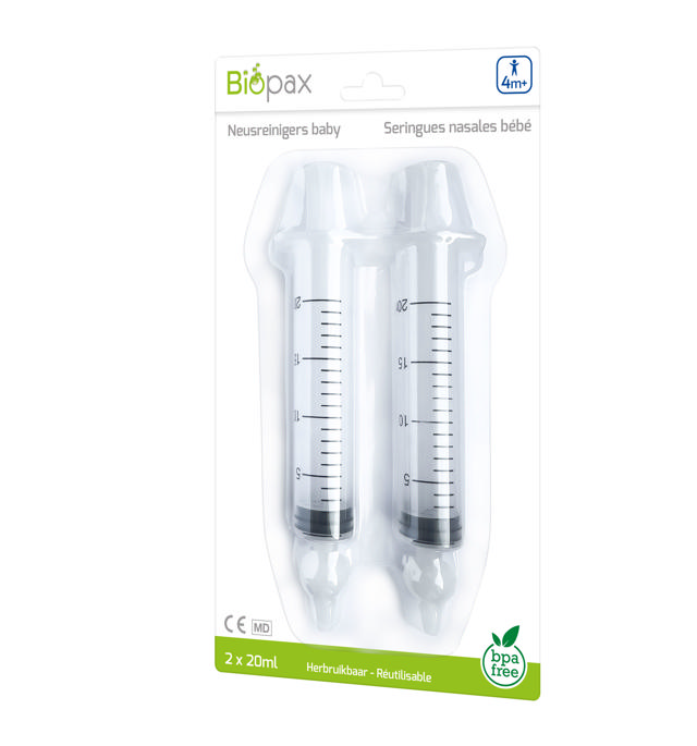 Biopax Seringue Nasale Bébé (x2)