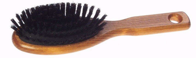 Brosse petit oval bois en hêtre