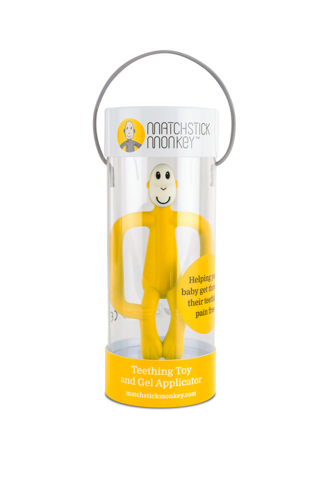 Yellow Mat Mon Teething Toy