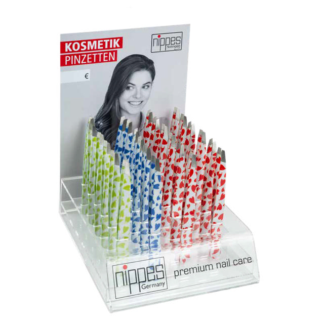 Nippes N527 Display Heart Tweezers Filled