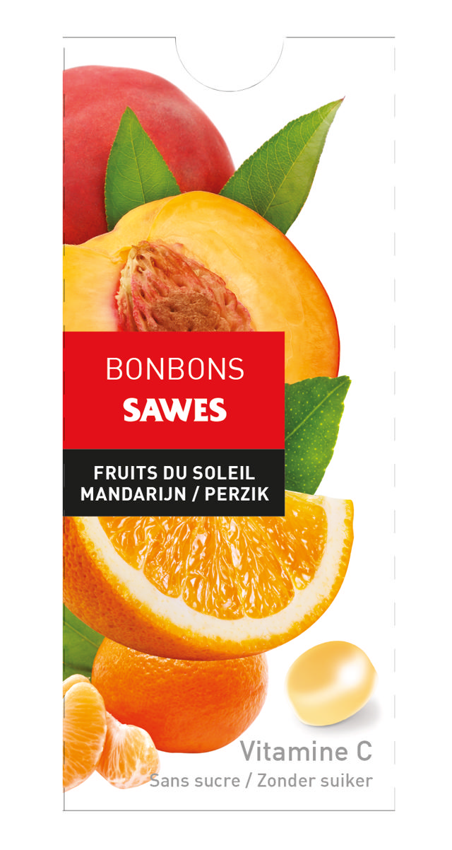 Sawes Bonbons Fruits du soleil sans sucre