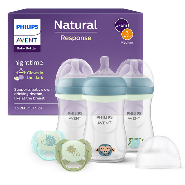 Natural 3.0 Starter Set 3x Bottle incl. 2 Soothers deco