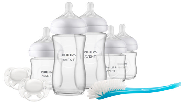 Natural 3.0 kit nouveau-né 5x Biberon Verre