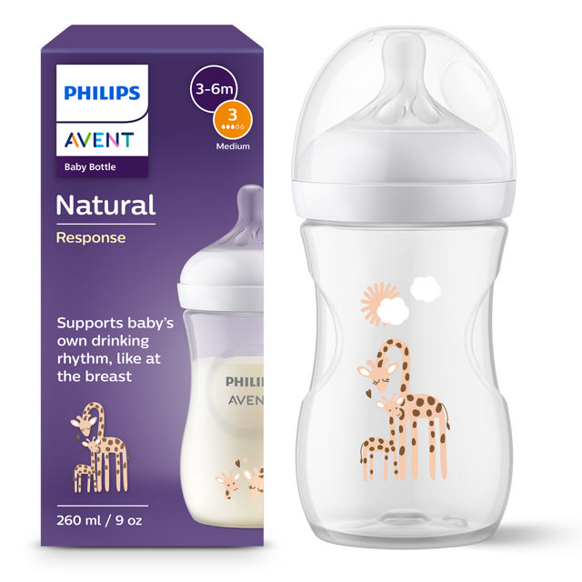 Natural 3.0 biberon 260 ml Giraffe