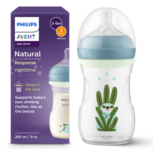 Natural 3.0 Baby Bottle 260 ml nighttime