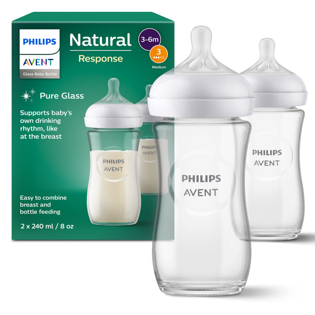 Natural 3.0 biberon 240 ml Verre Duo