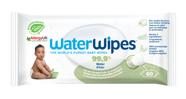 WaterWipes Débarbouillettes 60 pack