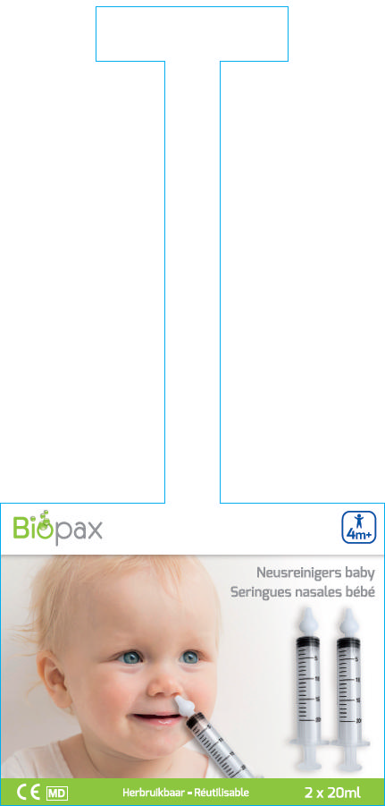 Biopax Seringue Nasale Bébé (x2)