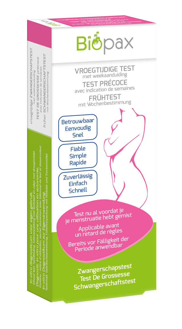 Biopax Rose Test precoce de grossesse + semaines
