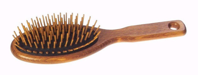 Brosse coussinée grand oval 217x64mm