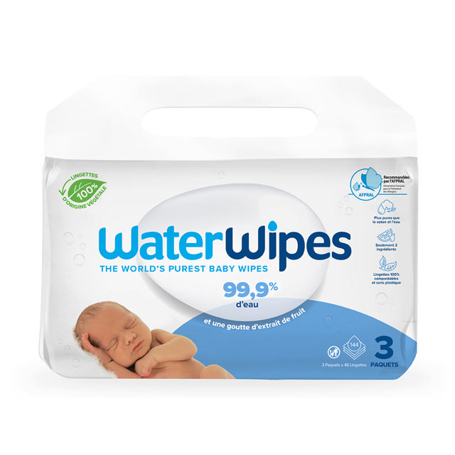 WaterWipes  144pc (3 x 48pc)
